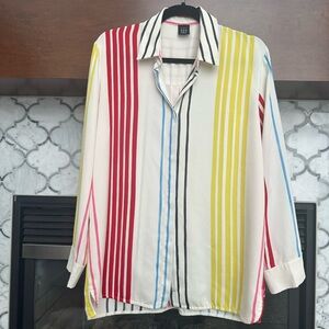 MARELLA Art 365 Striped Blouse - Size Medium